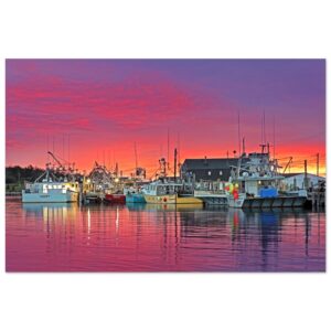 Yarmouth Bar Sunset - Poster