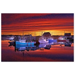 Yarmouth Bar Sunset - Poster