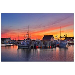 Yarmouth Bar Sunset - Poster